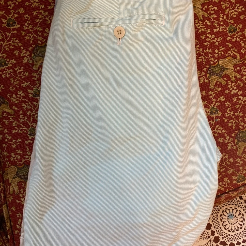 Vineyard Vines Tan and White Striped Men's Shoes - Picture 5 of 7